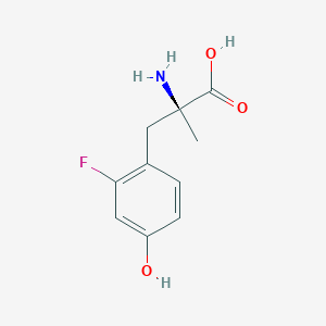 molecular formula C10H12FNO3 B093091 2-Fluoro-alpha-methyltyrosine CAS No. 16855-16-6