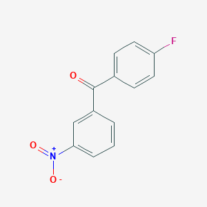 molecular formula C13H8FNO3 B093092 4-氟-3'-硝基苯甲酮 CAS No. 16574-53-1