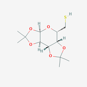 molecular formula C12H20O5S B093101 1,2:3,4-Diisopropyliden-6-deoxy-6-thio-alpha-D-galactopyranose CAS No. 16714-07-1