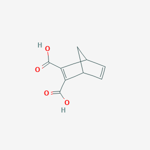 molecular formula C9H8O4 B093102 Bicyclo[2.2.1]hepta-2,5-diene-2,3-dicarboxylic acid CAS No. 15872-28-3