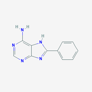 molecular formula C11H9N5 B093104 8-phenyl-7H-purin-6-amine CAS No. 17720-22-8