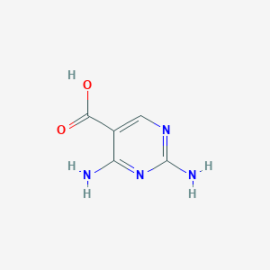 molecular formula C5H6N4O2 B093108 2,4-二氨基嘧啶-5-羧酸 CAS No. 18588-61-9
