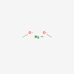 molecular formula CH4MgO B093110 Magnesium methoxide CAS No. 109-88-6