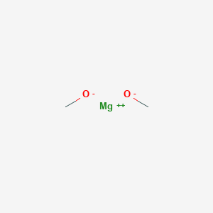 molecular formula C2H6MgO2 B093110 甲醇镁 CAS No. 109-88-6