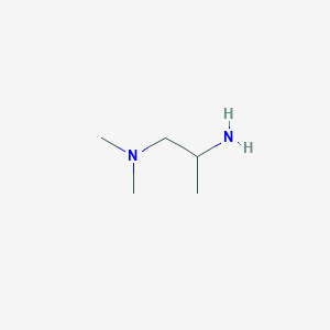 molecular formula C5H14N2 B093121 2-Amino-1-dimethylaminopropane CAS No. 108-15-6