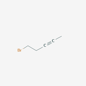 molecular formula C5H7Br B093129 5-Bromopent-2-yne CAS No. 18719-27-2