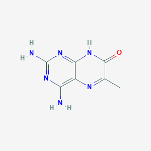 molecular formula C7H8N6O B093134 2,4-二氨基-6-甲基-7-羟基蝶呤 CAS No. 19152-92-2