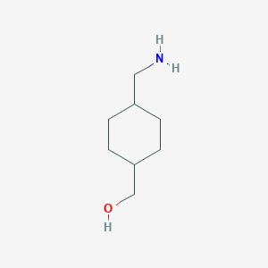 molecular formula C8H17NO B093137 [4-(Aminomethyl)cyclohexyl]methanol CAS No. 1074-62-0