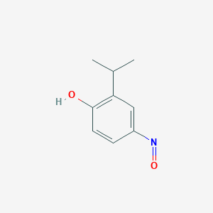 molecular formula C9H11NO2 B093143 4-Nitroso-2-propan-2-ylphenol CAS No. 15640-53-6