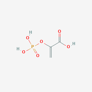 molecular formula C3H5O6P B093156 Phosphoenolpyruvate CAS No. 138-08-9