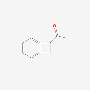 molecular formula C10H10O B093158 1-(7-Bicyclo[4.2.0]octa-1,3,5-trienyl)ethanone CAS No. 1075-30-5