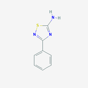 molecular formula C8H7N3S B093167 3-Phenyl-1,2,4-thiadiazol-5-amine CAS No. 17467-15-1