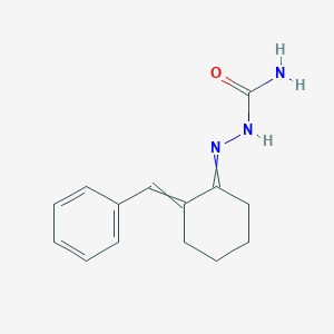 molecular formula C14H17N3O B093169 [(2-Benzylidenecyclohexylidene)amino]urea CAS No. 17026-13-0