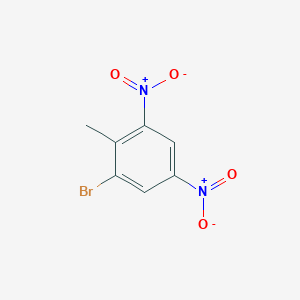 molecular formula C7H5BrN2O4 B093170 1-溴-2-甲基-3,5-二硝基苯 CAS No. 18242-38-1