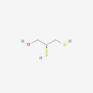 molecular formula C3H8OS2 B093172 (2R)-2,3-bis(sulfanyl)propan-1-ol CAS No. 16495-08-2