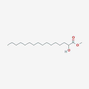 molecular formula C17H34O3 B093189 Methyl 2-hydroxyhexadecanoate CAS No. 16742-51-1