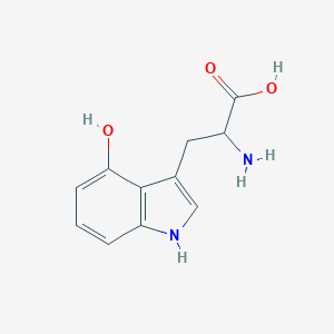 molecular formula C11H12N2O3 B093191 4-羟色氨酸 CAS No. 16533-77-0