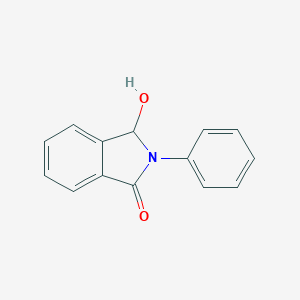 molecular formula C14H11NO2 B093194 2,3-Dihydro-3-hydroxy-2-phenyl-1H-isoindol-1-one CAS No. 18167-15-2