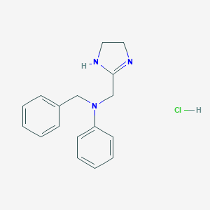 molecular formula C17H19N3.HCl B000932 盐酸安他唑林 CAS No. 2508-72-7