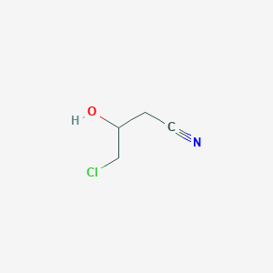 molecular formula C4H6ClNO B093200 4-氯-3-羟基丁腈 CAS No. 105-33-9