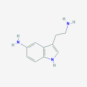 molecular formula C10H13N3 B093203 5-Aminotryptamine CAS No. 1078-00-8