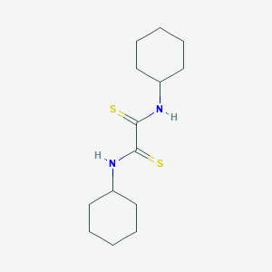 molecular formula C14H24N2S2 B093205 N,N'-Dicyclohexyldithiooxamide CAS No. 122-36-1