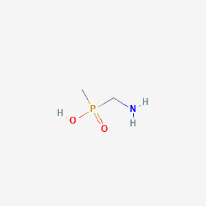molecular formula C2H8NO2P B093222 Aminomethyl(methyl)phosphinic acid CAS No. 15901-11-8