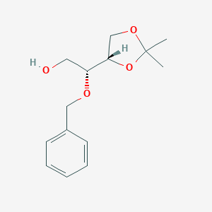 (2R)-2-[(4S)-2,2-Dimethyl-1,3-dioxolan-4-yl]-2-phenylmethoxyethanol