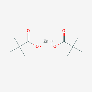 molecular formula C10H18O4Zn B093234 Zinc pivalate CAS No. 15827-10-8