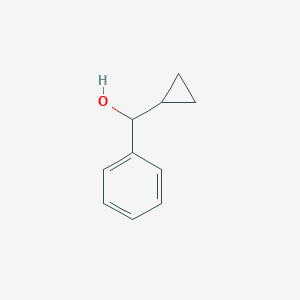 molecular formula C10H12O B093235 alpha-Cyclopropylbenzyl alcohol CAS No. 1007-03-0