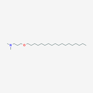 molecular formula C23H49NO B093239 Stearoxypropyl dimethylamine CAS No. 17517-01-0