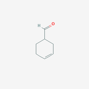 molecular formula C7H10O B093240 3-Cyclohexene-1-carboxaldehyde CAS No. 100-50-5