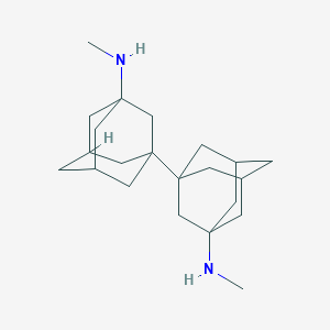 N-methyl-3-[3-(methylamino)-1-adamantyl]adamantan-1-amine