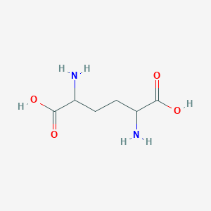 molecular formula C6H12N2O4 B093248 2,5-Diaminohexanedioic acid CAS No. 1069-33-6