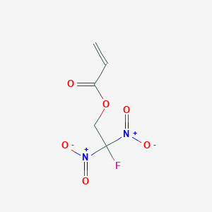 molecular formula C5H5FN2O6 B093250 2-Fluoro-2,2-dinitroethyl acrylate CAS No. 16544-21-1