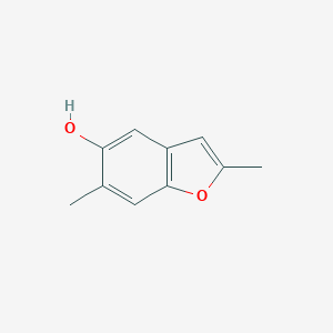 molecular formula C10H10O2 B093255 2,6-Dimethylbenzofuran-5-ol CAS No. 16162-66-6