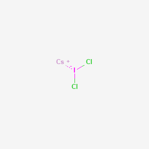 molecular formula Cl2CsI B093264 Cesium dichloroiodate CAS No. 15605-42-2