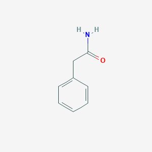 molecular formula C8H9NO B093265 Benzeneacetamide CAS No. 103-81-1