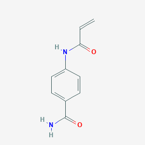 molecular formula C10H10N2O2 B093266 4-(Acryloylamino)benzamide CAS No. 17090-31-2
