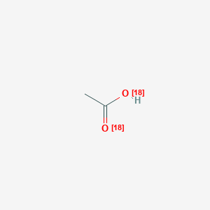 molecular formula C2H4O2 B093269 Acetic acid-18O2 CAS No. 17217-83-3