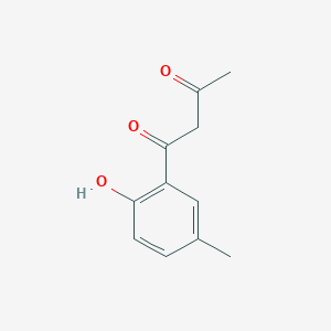 molecular formula C11H12O3 B093270 1-(2-Hydroxy-5-methylphenyl)butane-1,3-dione CAS No. 16636-64-9