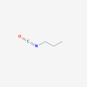molecular formula C4H7NO B093283 Propyl isocyanate CAS No. 110-78-1