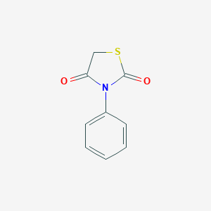 molecular formula C9H7NO2S B093287 3-Phenylthiazolidine-2,4-dione CAS No. 1010-53-3