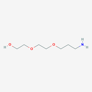 molecular formula C7H17NO3 B093289 2-[2-(3-Aminopropoxy)ethoxy]ethanol CAS No. 112-33-4