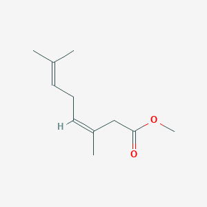 molecular formula C11H18O2 B093293 methyl (3Z)-3,7-dimethylocta-3,6-dienoate CAS No. 16750-88-2