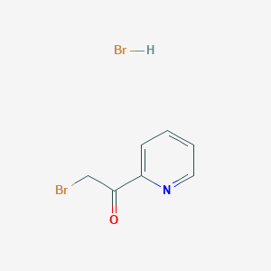 molecular formula C7H7Br2NO B093294 2-(Bromoacetyl)pyridine hydrobromide CAS No. 17570-98-8