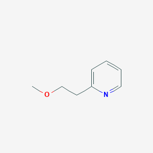 molecular formula C8H11NO B093297 2-(2-Methoxyethyl)pyridine CAS No. 114-91-0