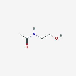molecular formula C4H9NO2 B093306 N-(2-Hydroxyethyl)acetamide CAS No. 142-26-7