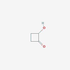 molecular formula C4H6O2 B093315 2-Hydroxycyclobutan-1-one CAS No. 17082-63-2