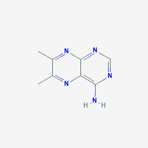 molecular formula C8H9N5 B093316 6,7-Dimethylpteridin-4-amine CAS No. 19152-94-4